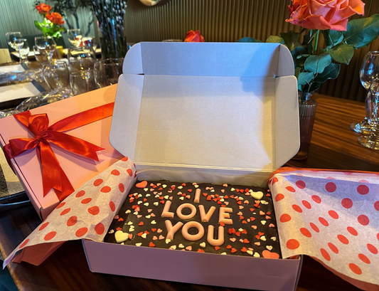 Custom Valentine's Day Brownie Box