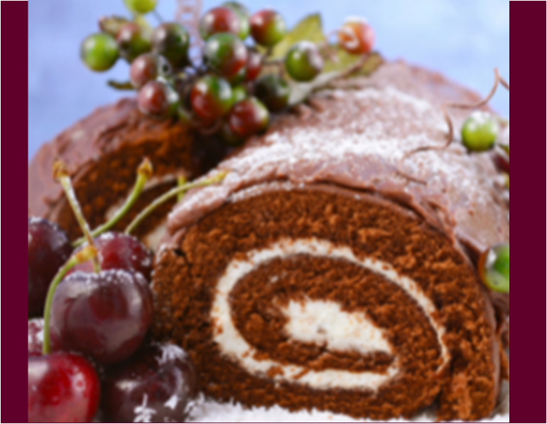 Yule Log Cake