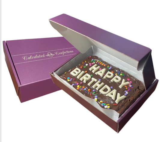 Brownie Box - Birthday