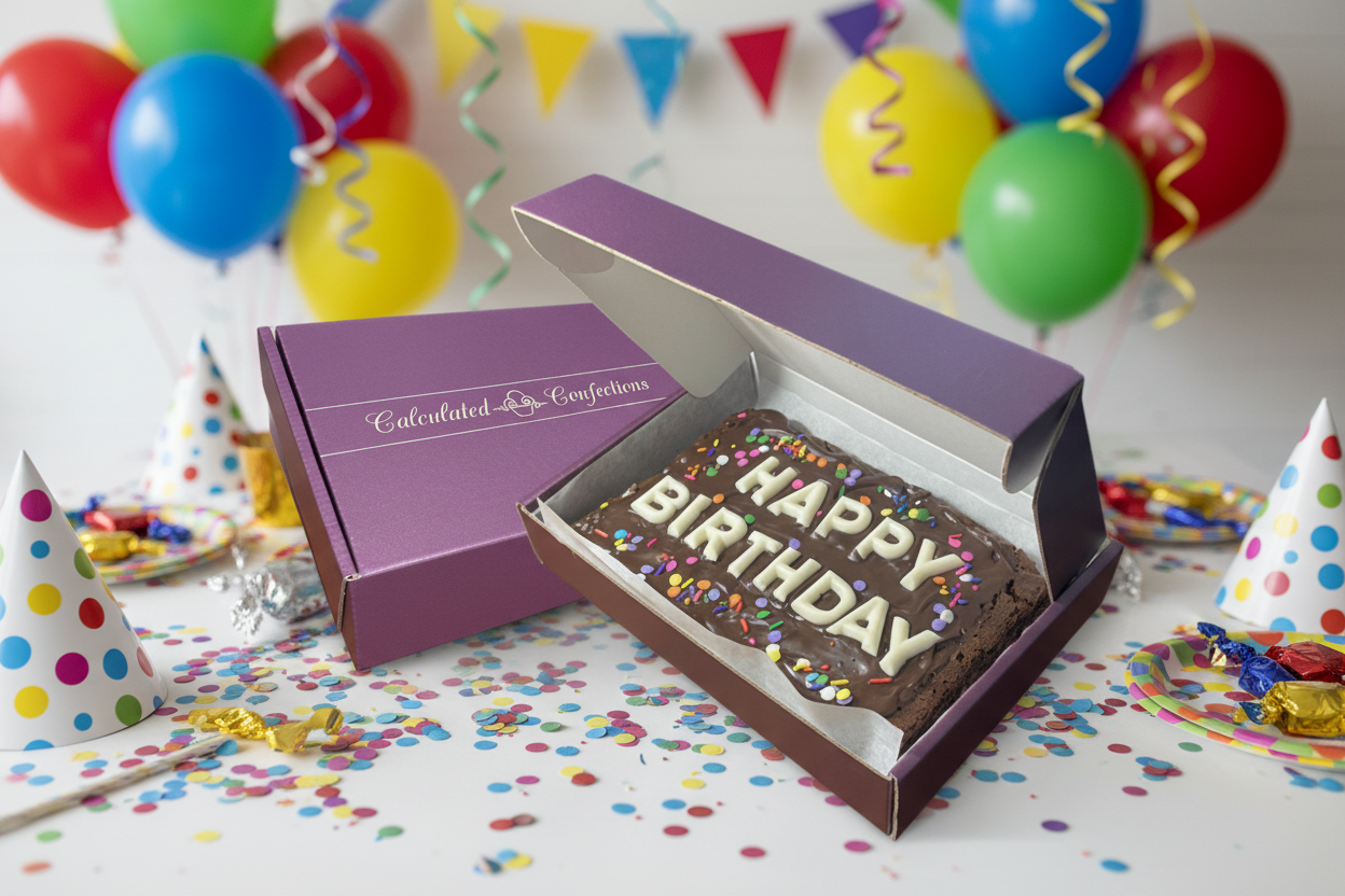 Brownie Box - Birthday