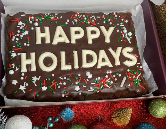Brownie Box - Happy Holidays