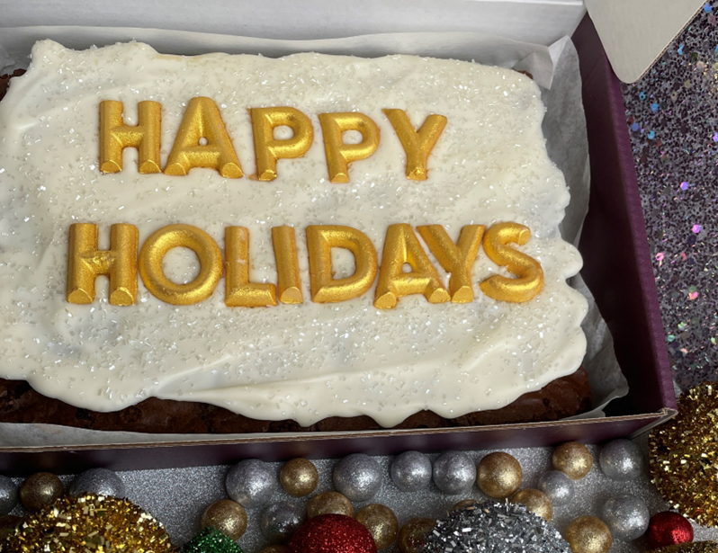 Brownie Box - Happy Holidays