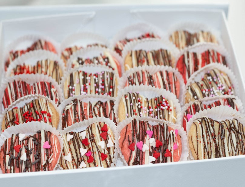 Heart Shortbread Cookie Box