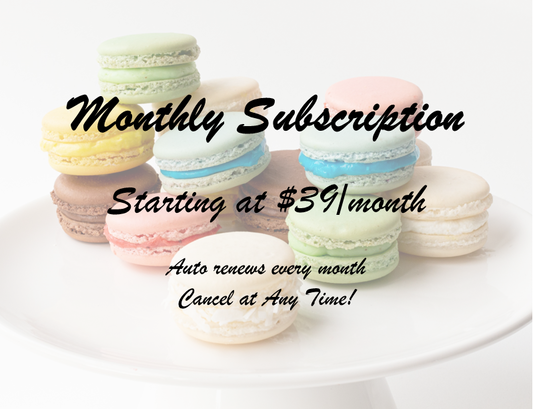 Macaron Subscription - Monthly