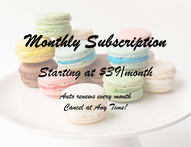 Macaron Subscription - Monthly