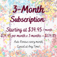 Cookie Decorating Kits Subscription - 3 Months