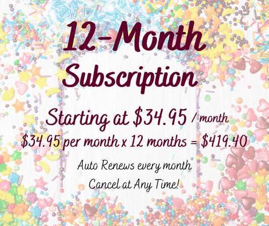 Cookie Decorating Kits Subscription - 12 Months