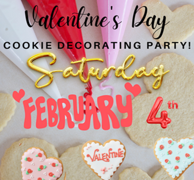 Valentine's Day Cookie Decorating Party