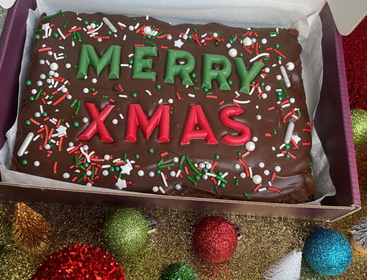 Brownie Box - Merry Xmas